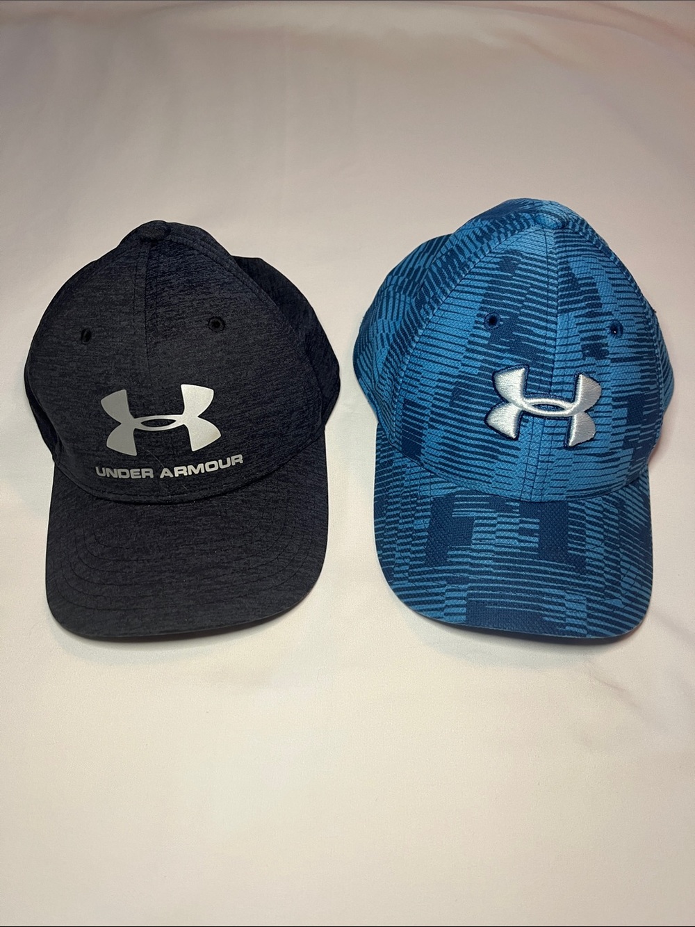 2 Under Armour Kids Baseball Hats